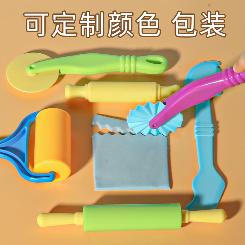 Space sand, mold, ultra light plasticine, clay, knife, toy 4