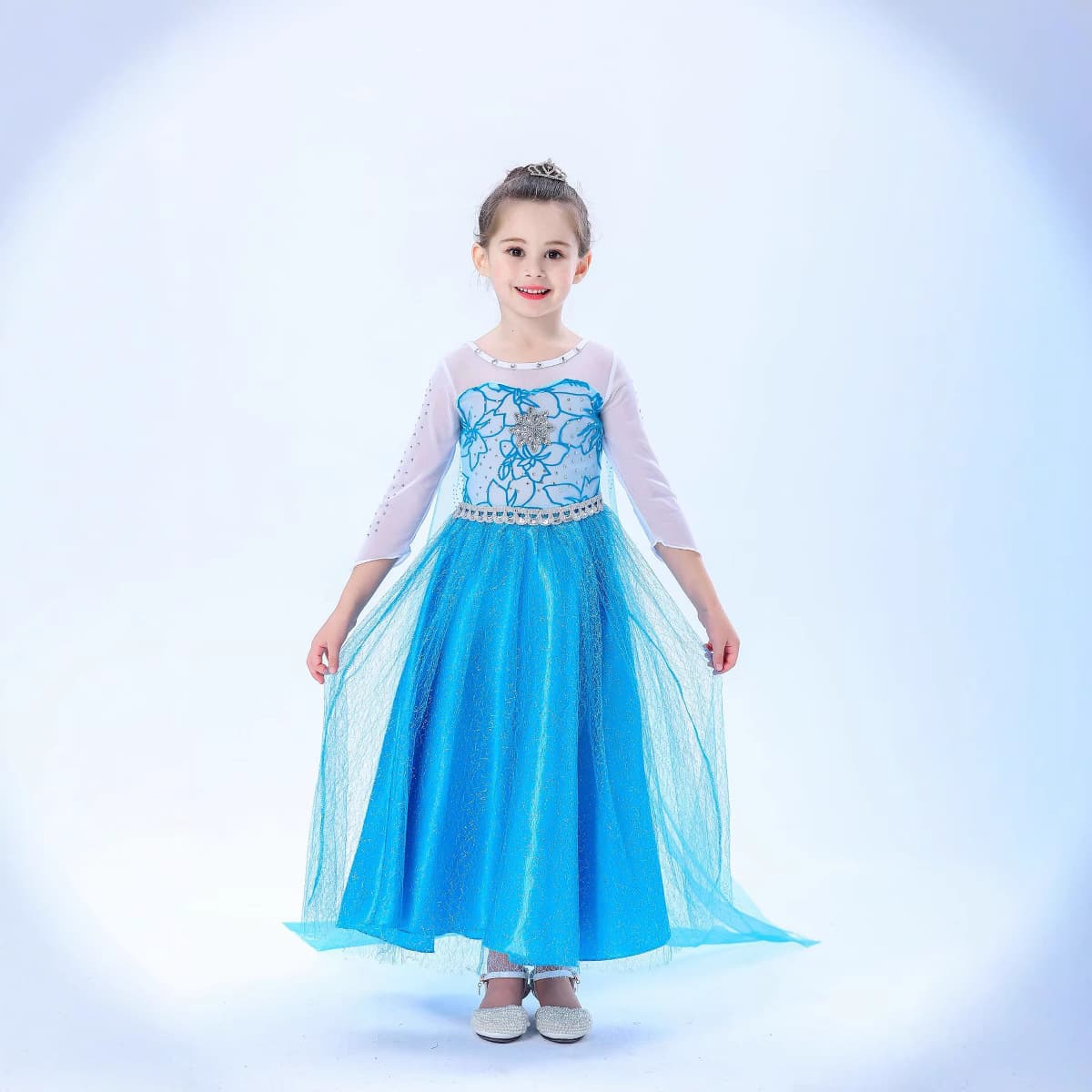Dress, small princess costume, long-sleeve, “Frozen”, gradient 3