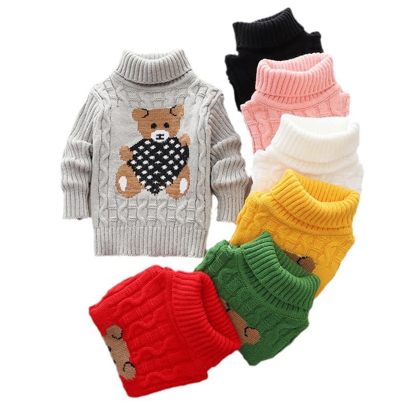 (Cross-border trading), children's warm knitted base body-friendly sweater for boys, Aliexpress 5