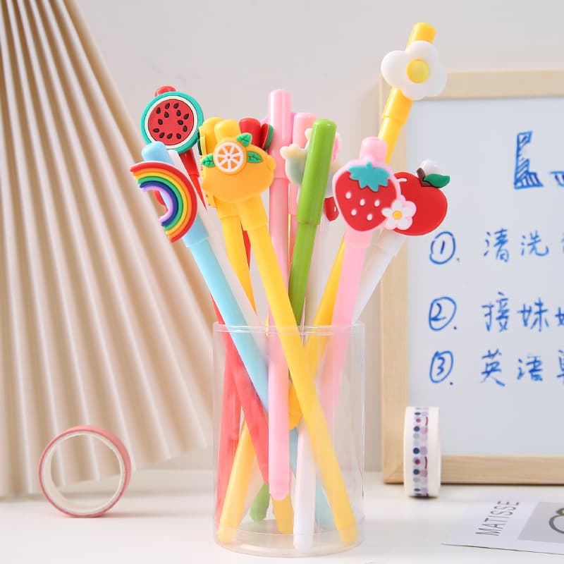 Cartoon fresh rollerball pen for students, Korean style 2
