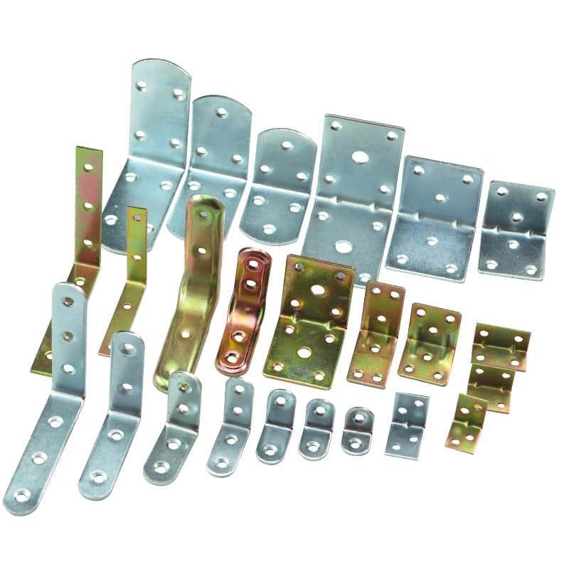 Triangle Right-Angle L-Shaped Reinforced Iron Furniture Bracket 5