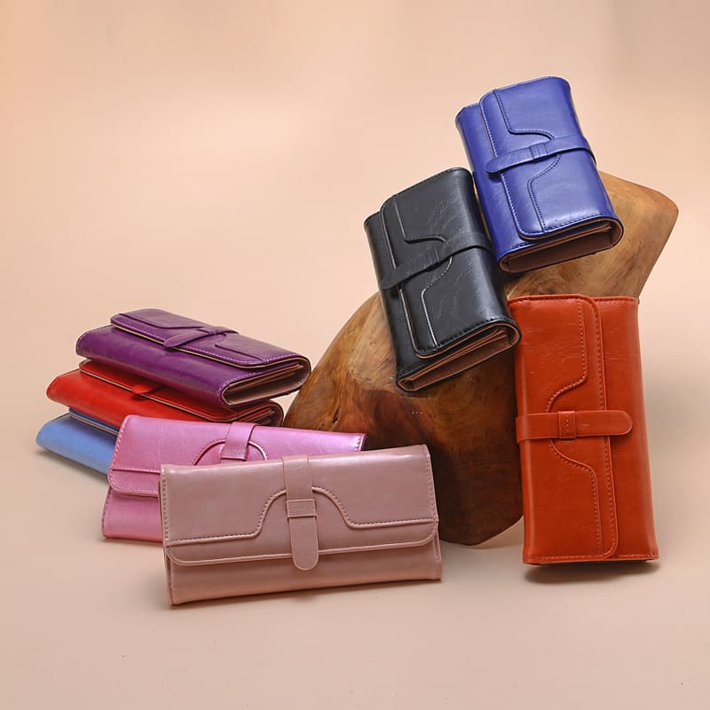 Long Retro Solid Color Shoulder Bag, Korean Style 3