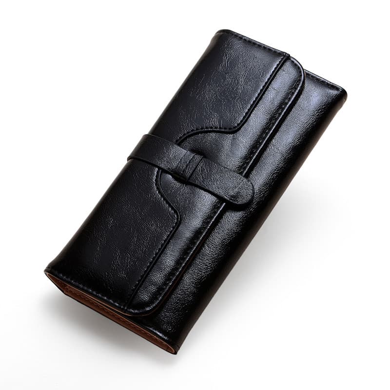 Long Retro Solid Color Shoulder Bag, Korean Style 5