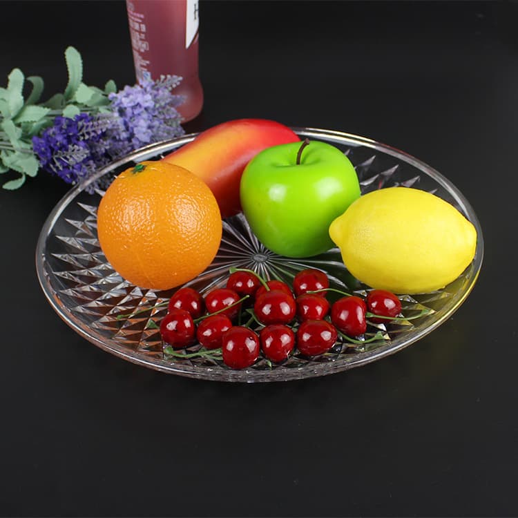 Creative Plastic Fruit Pan Acrylic Transparent Fruit Drive Bar KTV Snack Drive Fruit Drive Cypical Disk Candy Disk 4