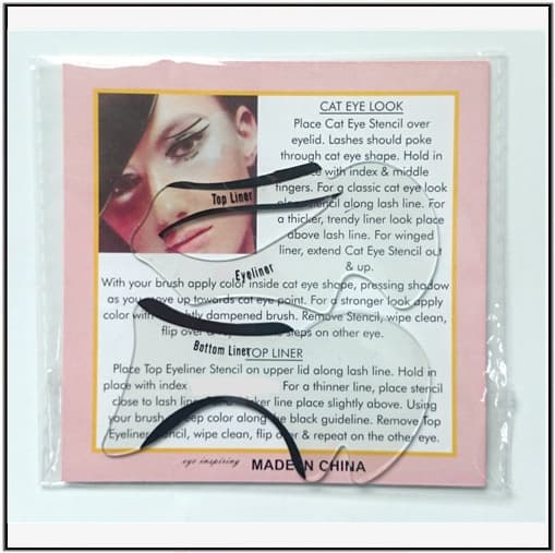 The new Middle East popular beauty makeup card painting cat eye eyeliner Eyeliner Stencil 2