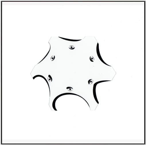The new Middle East popular beauty makeup card painting cat eye eyeliner Eyeliner Stencil 4