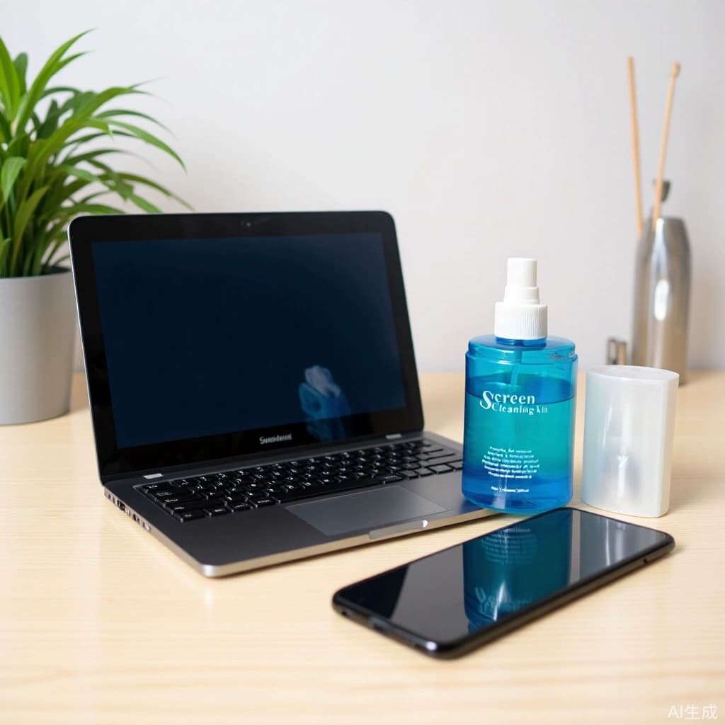 Tablet mobile phone, laptop, cleaner, set, gel 2