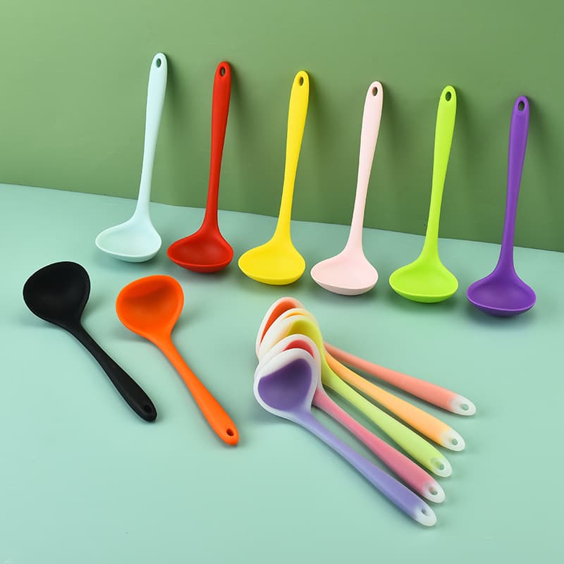 Wholesale trumpet all -in -one non -stick pot silicone long -handle long -handle spoon dining tabletable kitchen cooking