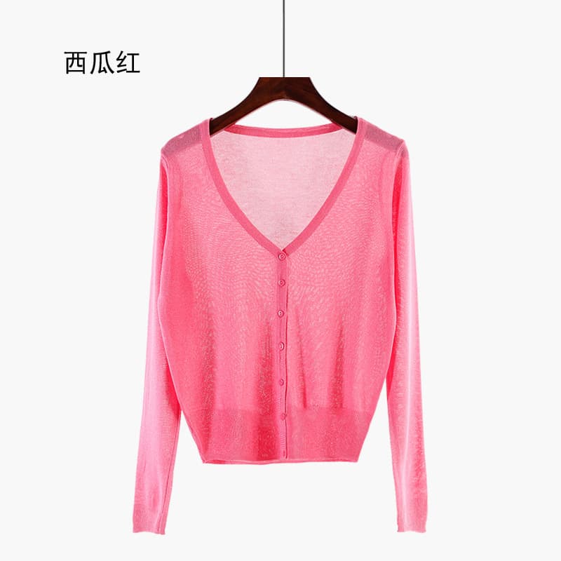 (Wholesale), summer knitted cardigan, cloak, loose fit, sun protection, plus size, (Physicals) 2