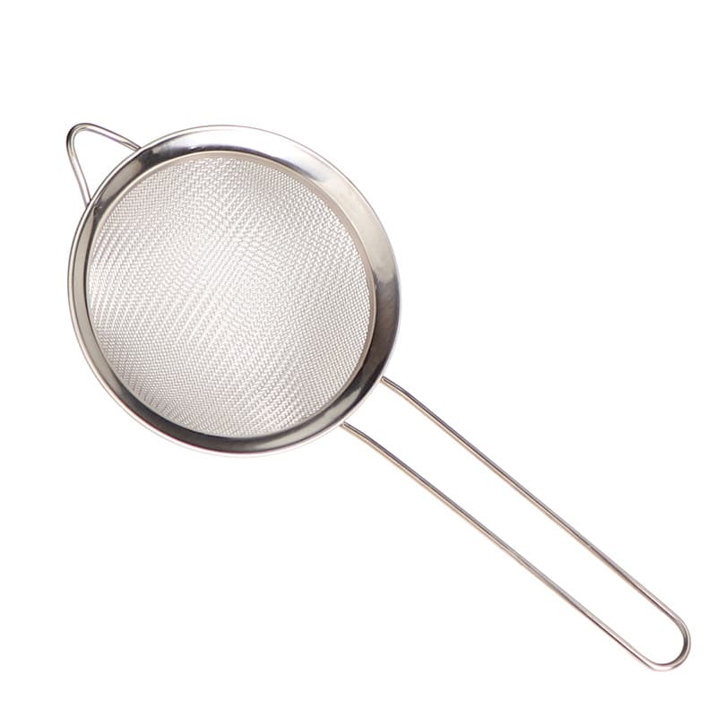 Stainless steel colander stalls kitchen oil spoon spoon of bird's nest leakage mesh baking flour sieve cross -border filtering set 5