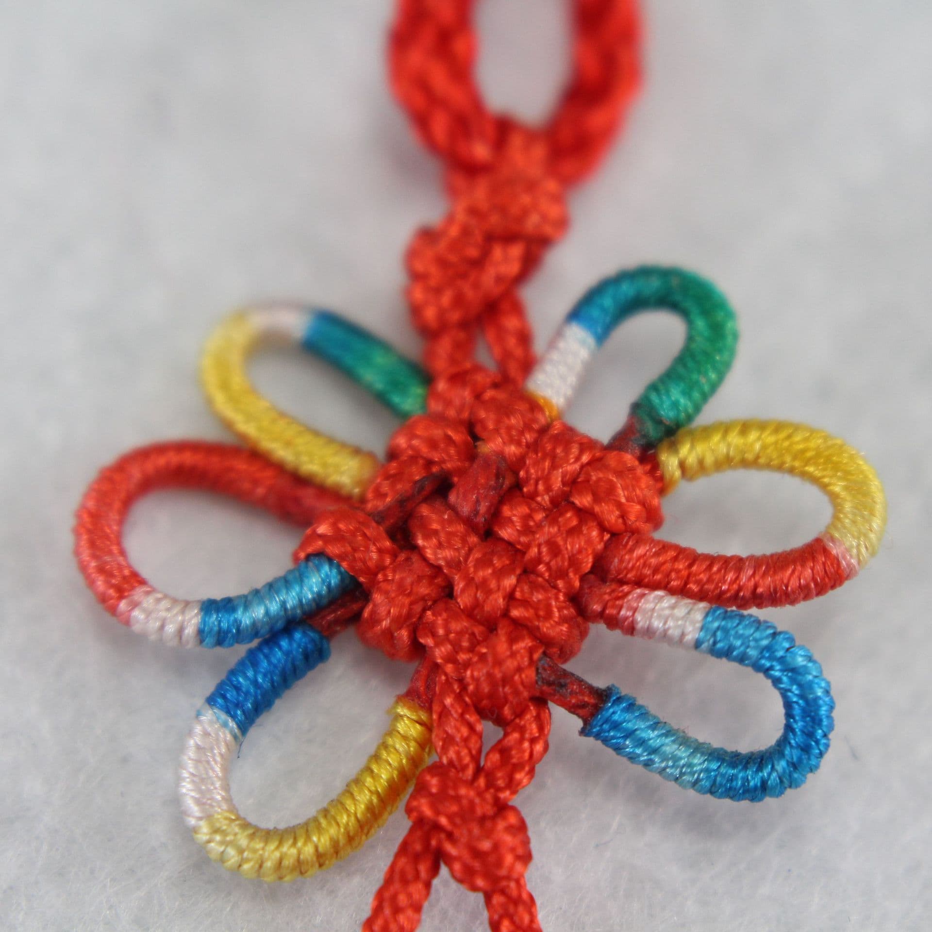 [Factory wholesale] China wholesale small flower knot line knotted handmade rope weaving 4