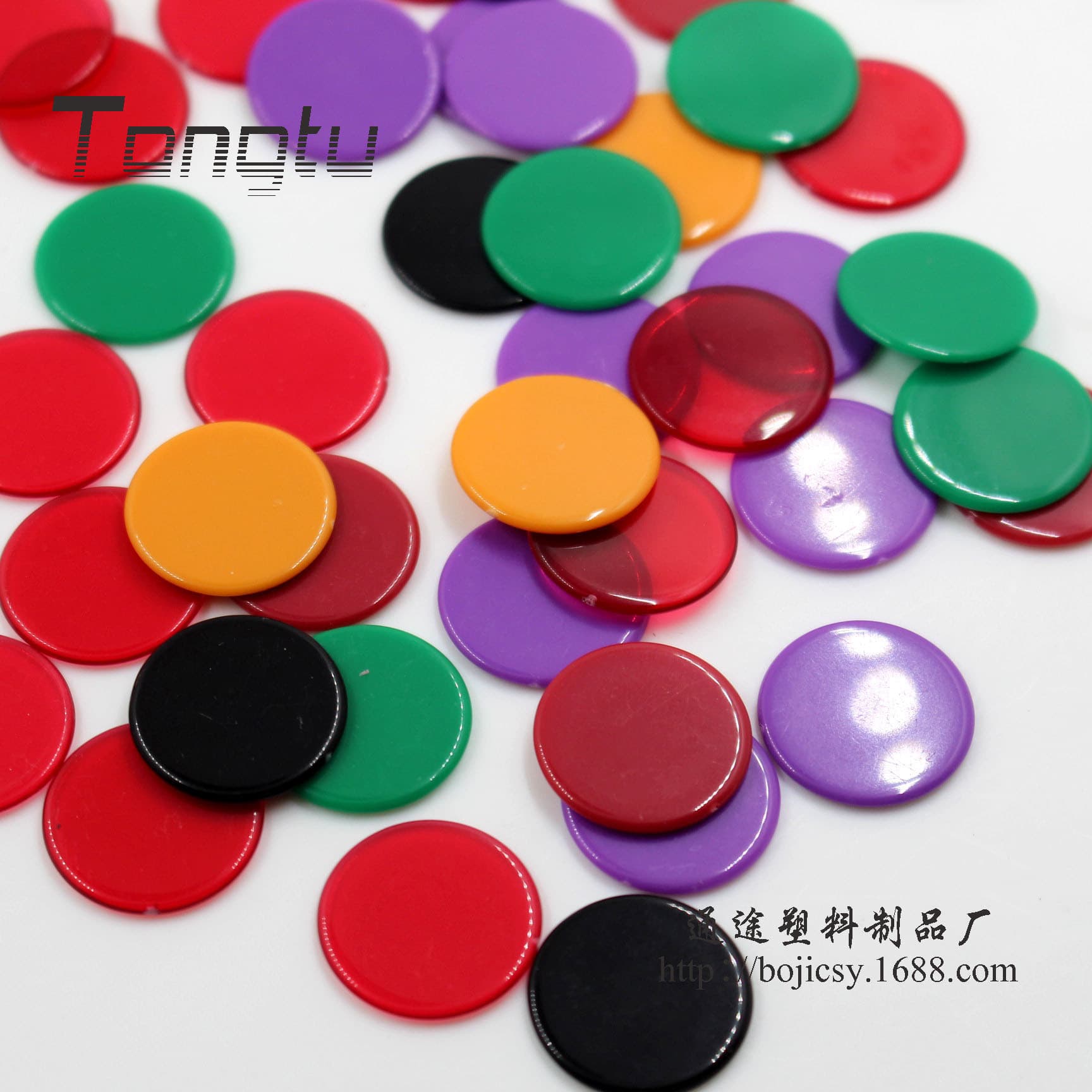Plastic game currency, 19mm, 1.9cm 3