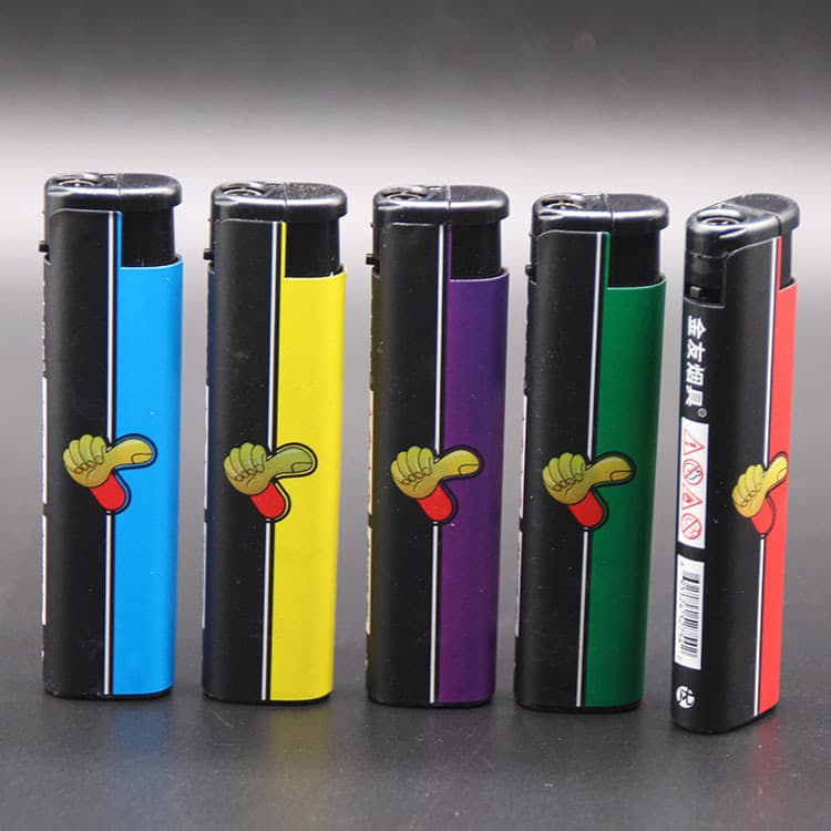 Electronic windproof plastic disposable lighter 3