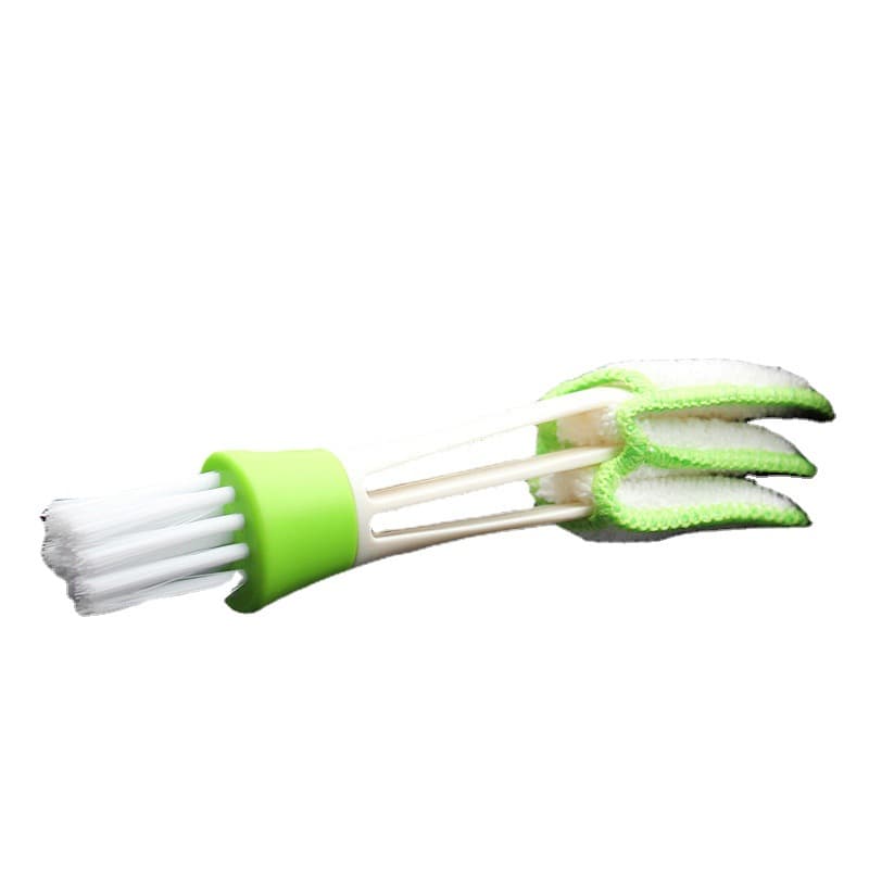 [Selected] Car air conditioner air outlet cleaning brush multi-functional double-head cleaning soft brush keyboard gap dust removal brush 5
