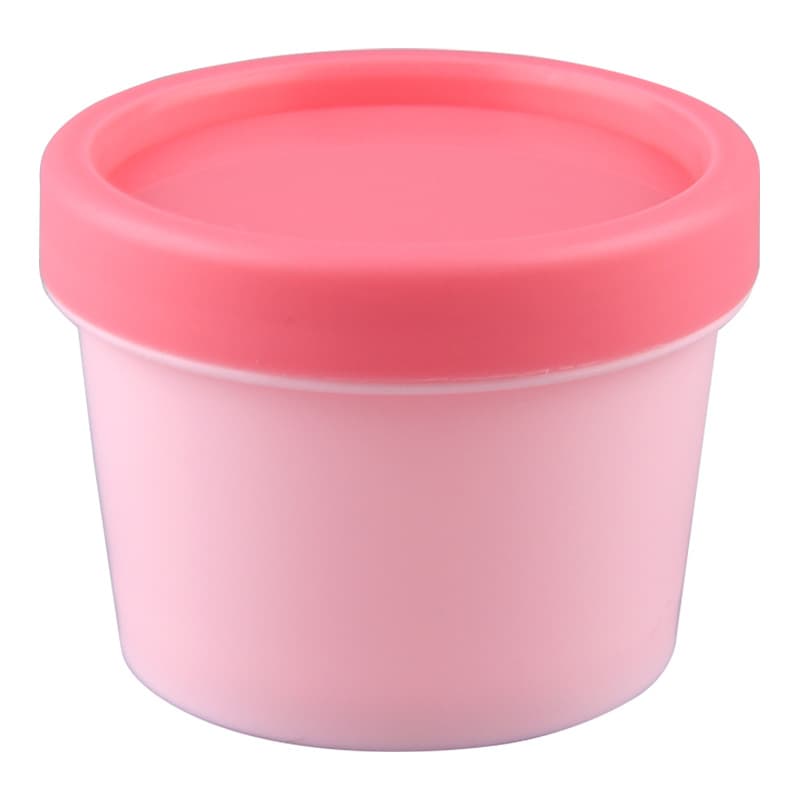 Round plastic materials set for ice cream, box, multicoloured face mask, 30G, 50G, 100G, 200G, 500G 5