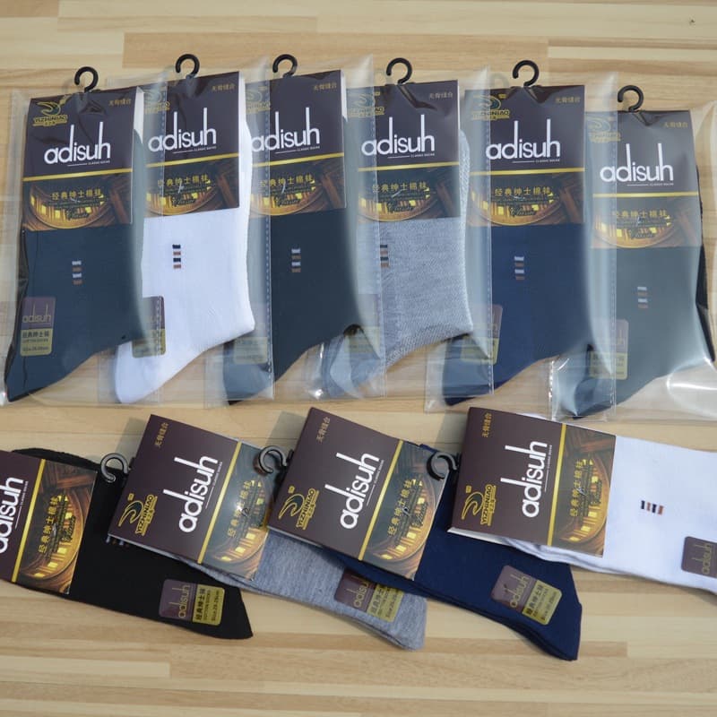 Summer thin knee socks, solid color breathable pack, mid-length, absorbs sweat and smell 2