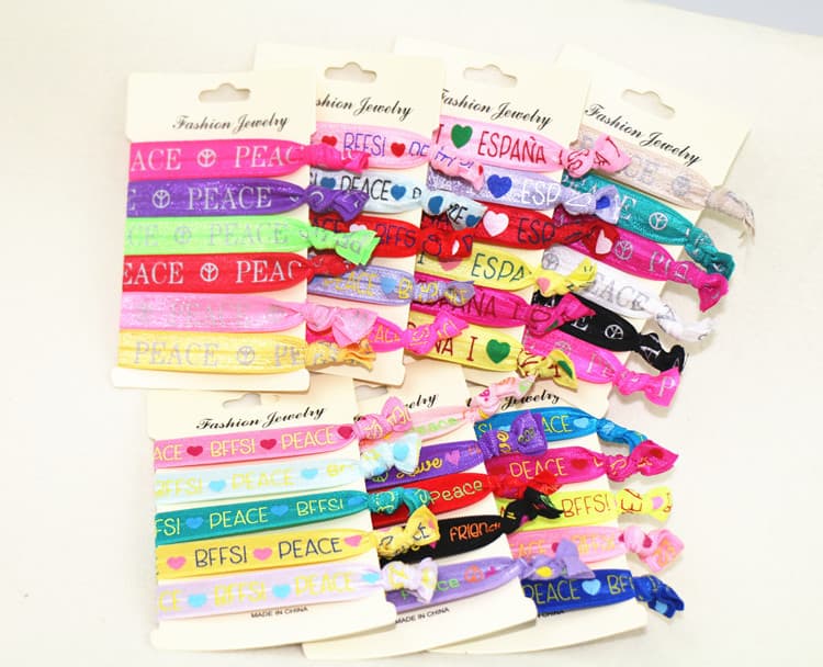 Hair Tie Elastic - Knotted Style Candy Colors