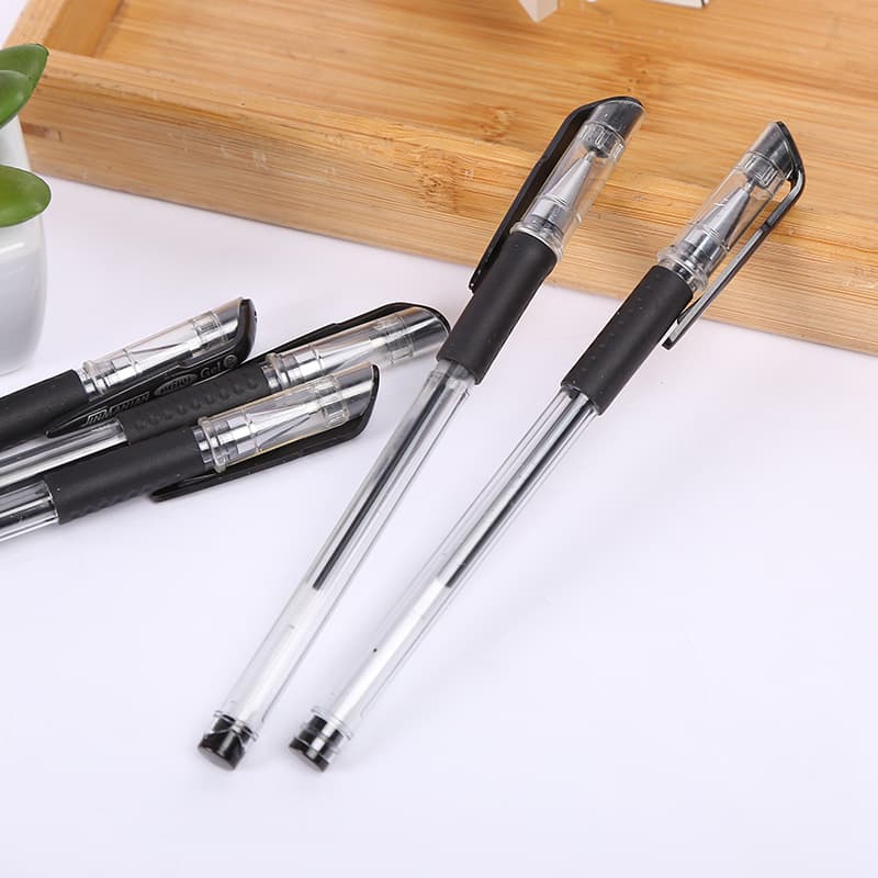 Black rollerball pen, stationery for students, bullet, water-based pen, 0.5mm 3