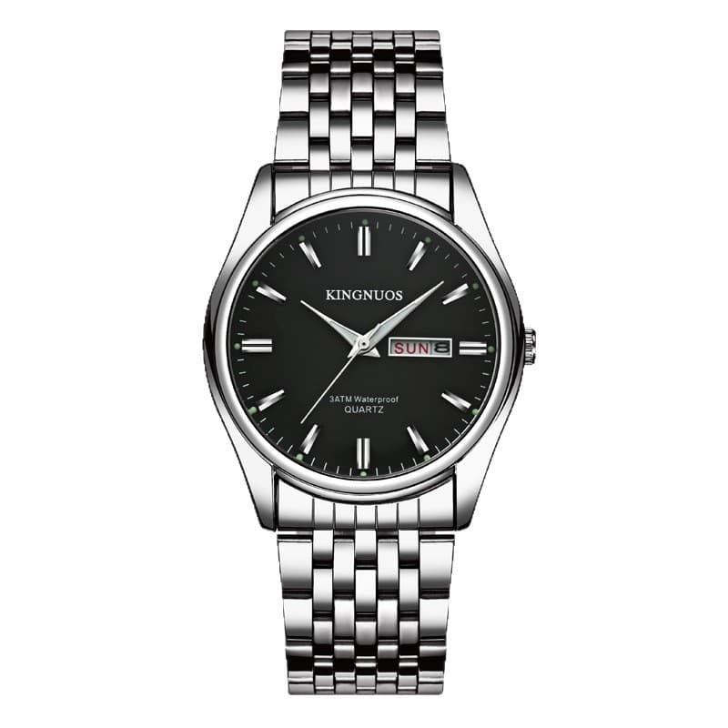 Waterproof calendar, mechanical quartz fashionable watch, men's style, for beloved 5