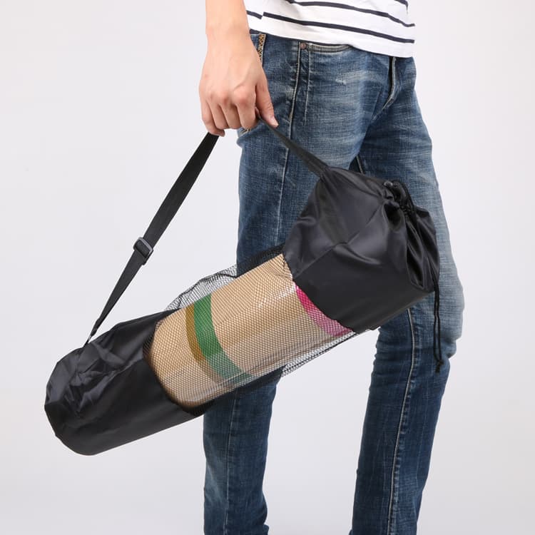 Yoga mats yoga bag 70*25cm yoga pad mesh webbing widening yoga bag net bag configuration 3