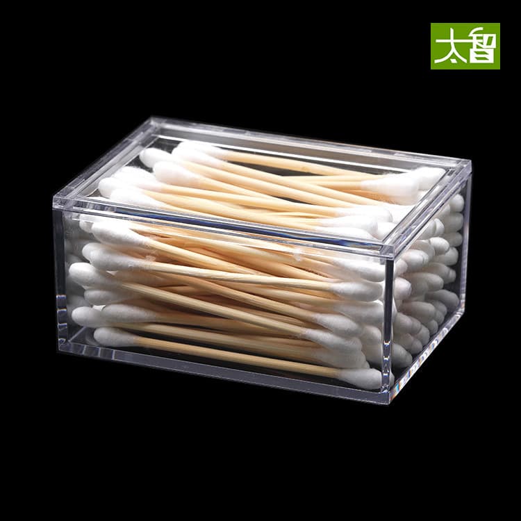Transparent plastic rectangular stand, storage box, sample, (Physicals) 4