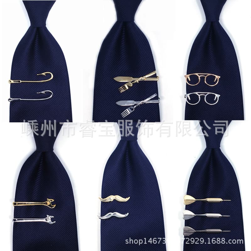 High-end glasses, tie, European style, Korean style