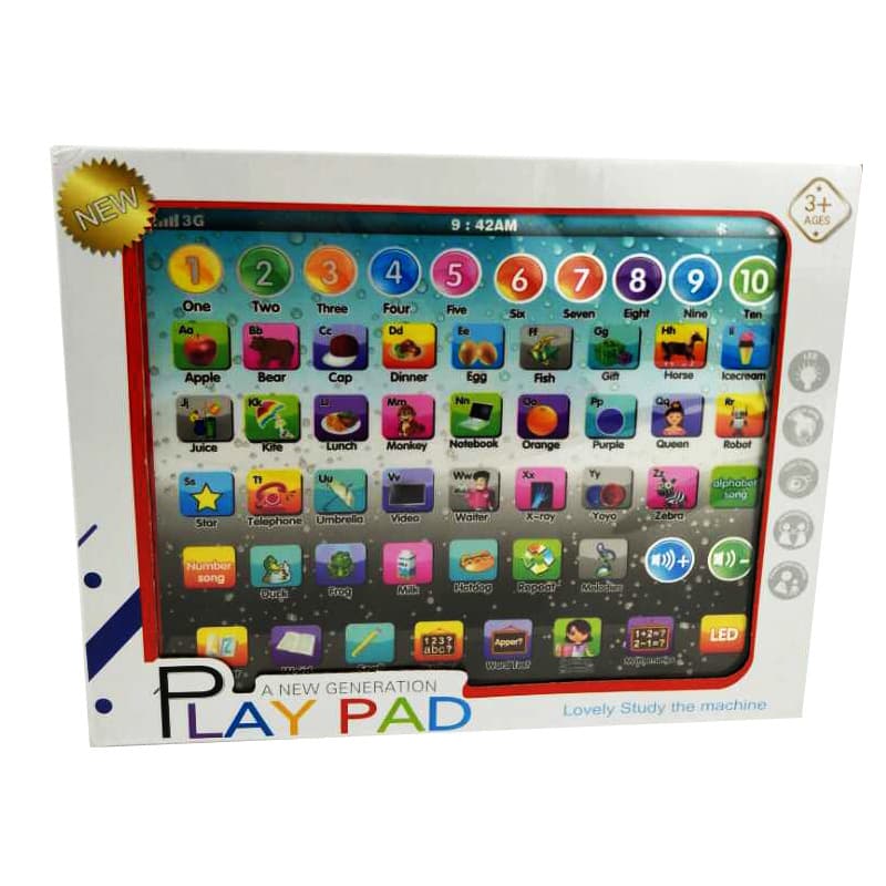 (Cross-border trading), big tablet realistic early education machine for students, lightweight laptop, toy, English, simulation modeling for children 4
