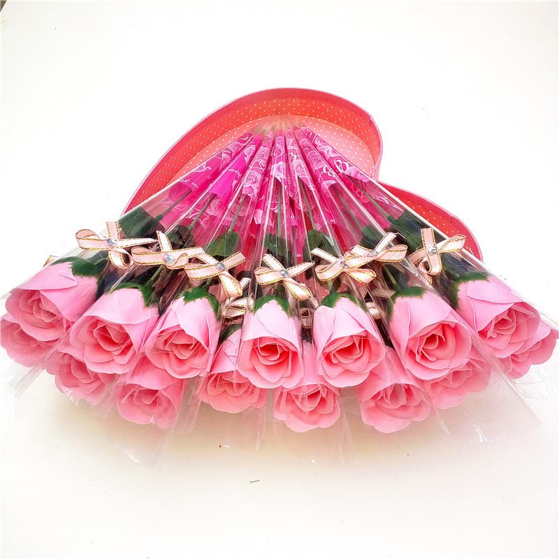 Soap contains rose for St. Valentine's Day, Birthday gift 3
