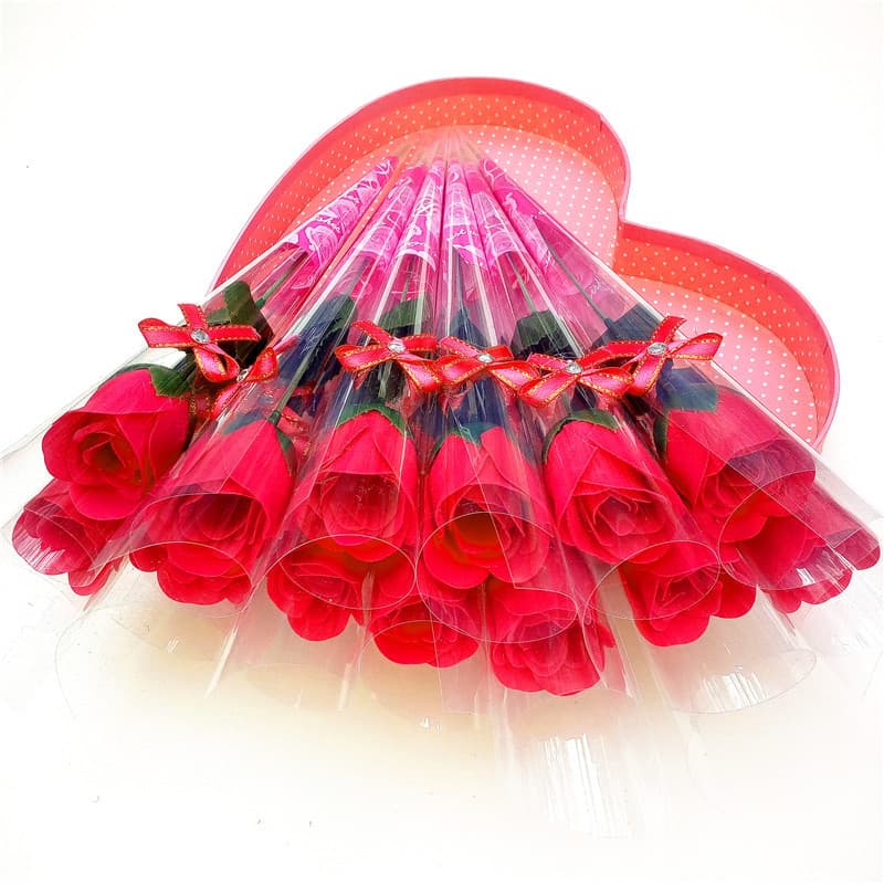 Soap contains rose for St. Valentine's Day, Birthday gift 4