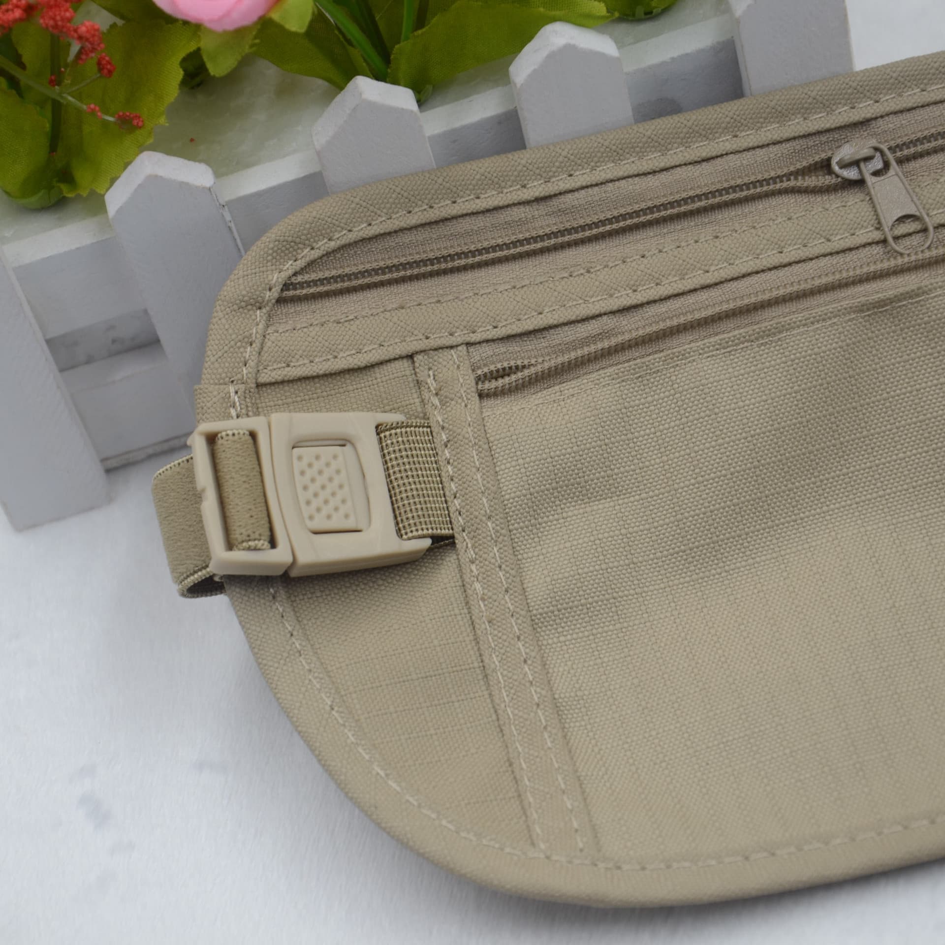 Sports invisible universal ultra thin belt bag for traveling, for running, with your logo imprint 4
