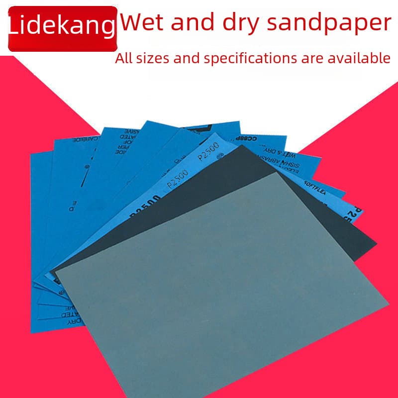 Factory wholesale water matte paper MT dry and wet double -use precision grinding polishing polishing, polishing wall furniture sandpaper water sandpaper