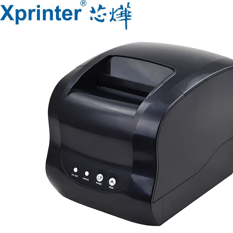 Xinxin XP-365B thermal label printer 80mm clothing tag supermarket barcode cash register label label label machine 5