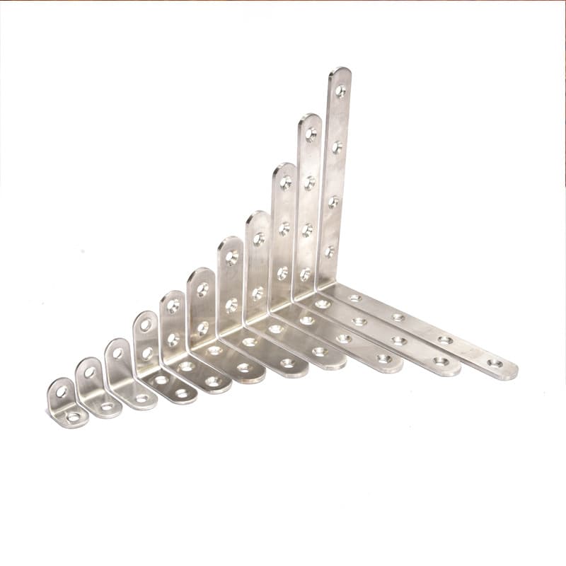 Tubing stainless steel, golden furniture with accessories, 90 degrees, clips included 5