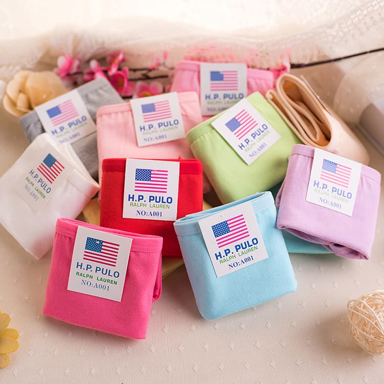 A001 Explosion cotton underwear Cotton panties wholesale candy color Simple women's solid color extended resistance to women's underwear 2