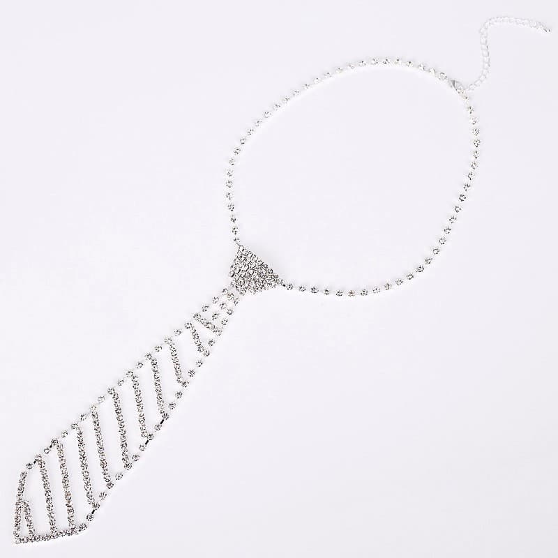 Long accessory, necklace, fashionable bow tie, European style 5