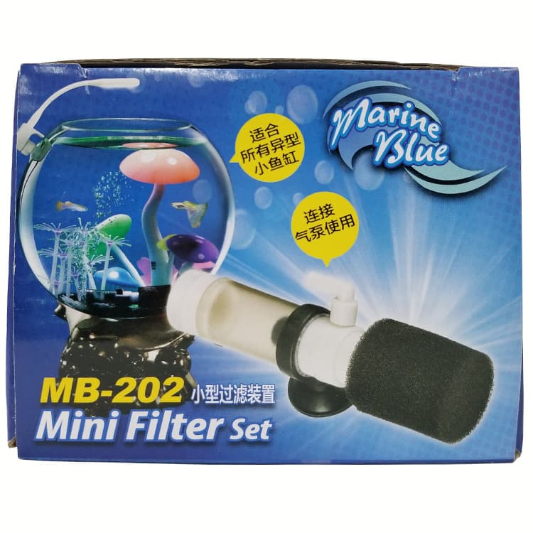 Small fish tank aquarium mini small water fairy anti-gas lift pneumatic filter aerator Mini filter 3
