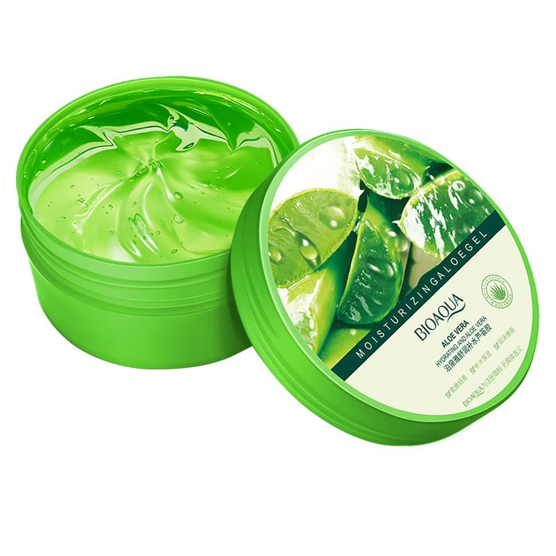 Bo Quanya Aloe Vera Gel Moisturizing Cream Cleansing Milk Face Mask Oil Control 5