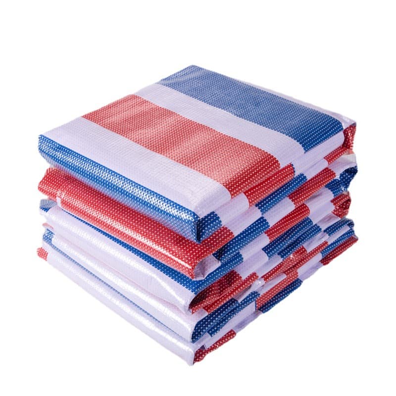 Plastic wontonoplasm 65g gram color cloth cargo field three -color project decoration dustproof waterproof rain cloth wholesale 5