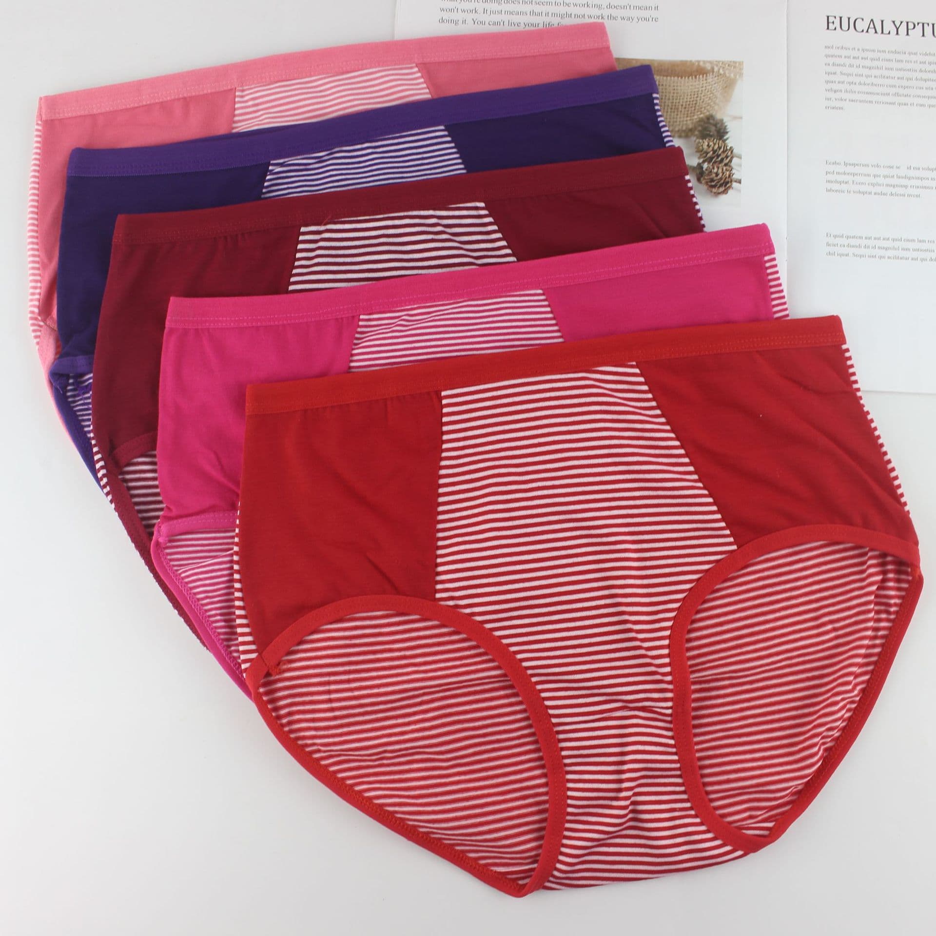 (Wholesale), elastic underwear, comfortable pants, plus size, for middle age 3
