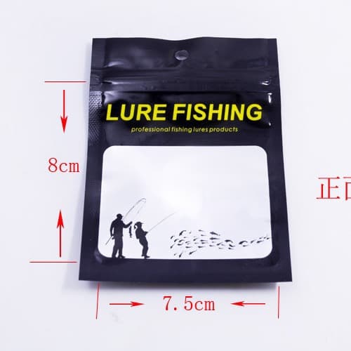 Factory wholesale self -sealing color printing bag soft bait bag sub -bait hard bait bag bait packaging bag 4