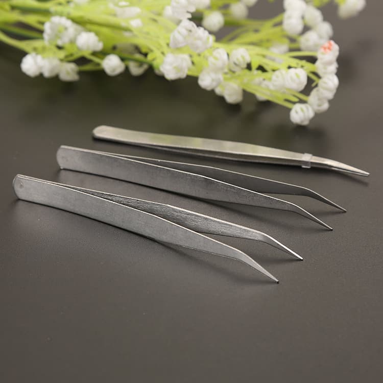 (Wholesale), hygienic tweezers stainless steel, increased thickness 4