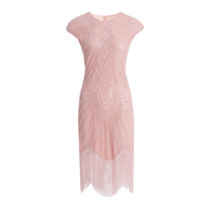Quality woven retro evening dress, Amazon, with sequins, 1920s retro, European style 3