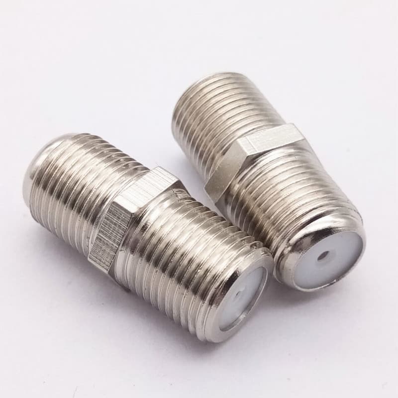 All Copper F Female to Female RF Connector Extension 2