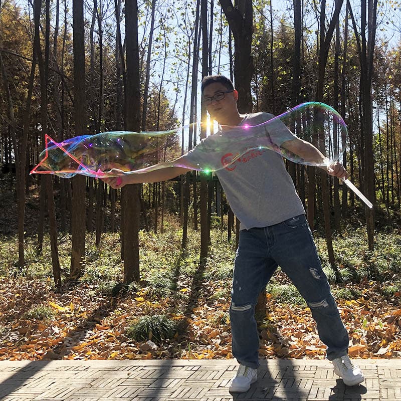 Cartoon toy, bubbles, electric bubble gun, bubble machine, internet celebrity 3