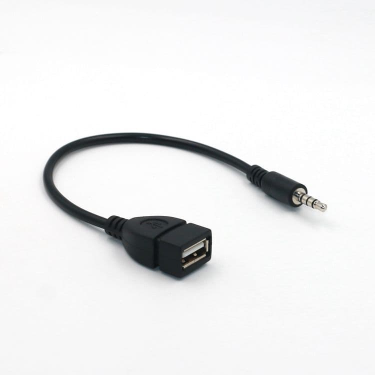 Car 3.5mm Rotary Wiring Car AUX AUX AUX AUX AUX AUX AUX AUX Turn to USB USB to 3.5mm Vehicle audio cable OTG 5