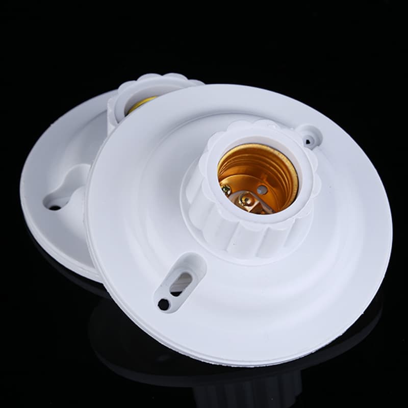 (Wholesale), high quality plastic flashlight, lamp socket, with screw socket 4