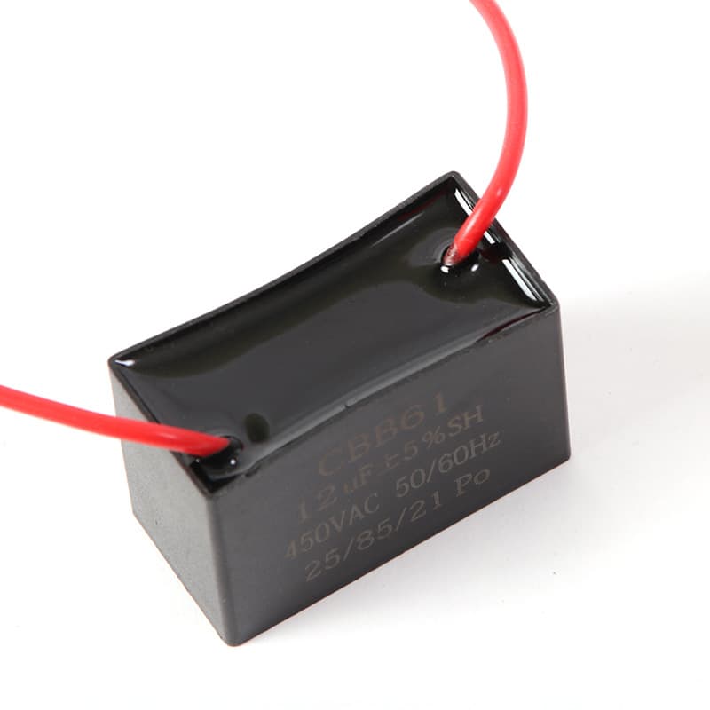 CBB61 fan start capacitor 1.2/1.5/1.8/2/2.5/3/4/5/6 ceiling fan range hood 450V 4