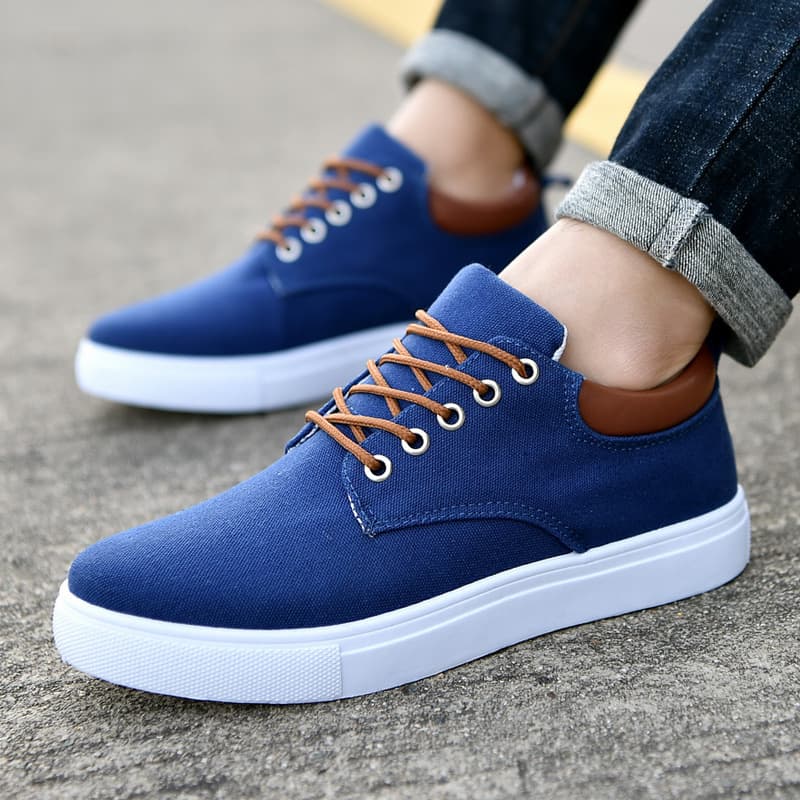 (Cross-border trading), cloth espadrilles, universal trend casual footwear, extra large sneakers, Aliexpress, Collection Year 2026, Korean style, plus size 3