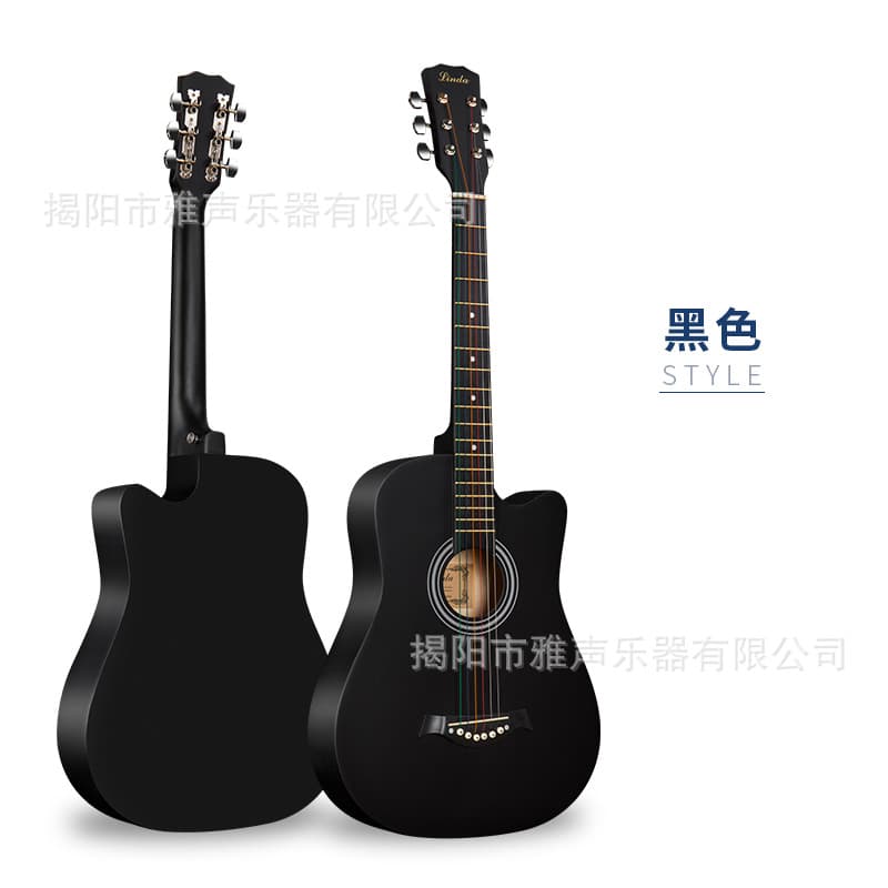 Guitar for beginners, musical instruments for students, practice, 38 inch 2