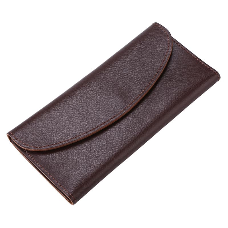 Leather fashionable wallet, universal long small clutch bag 3